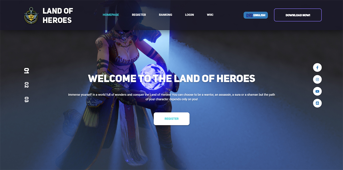 Land of Heroies EU — Metin2 Newschool Private Server