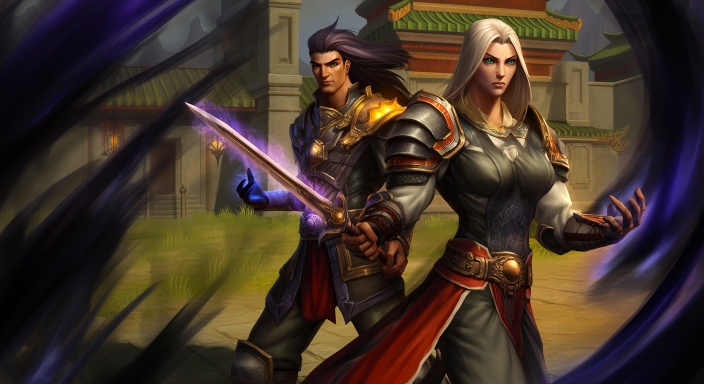 Metin2 Magic Sura and Body Sura characters representing the two distinct class paths